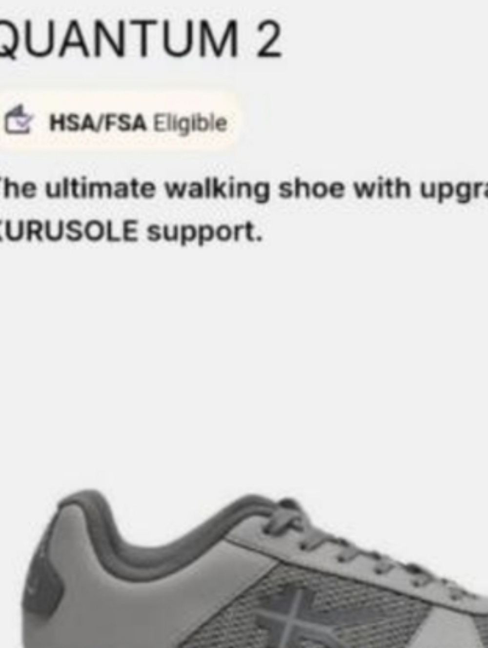 Kuru Quantum Athletic Running Jog Walk Tennis Shoe Sneaker Silver Gray Women 9.5 - Picture 9 of 13